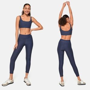 Outdoor Voices Warm Up Navy Cropped Leggings